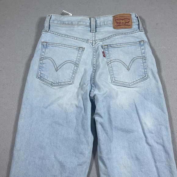 Levi's‎ 721 High Rise Jeans Women Size 27 Wated Tapered Light Wash Inseam 28 - Picture 10 of 12